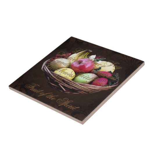 Vruchten van de gedistilleerde, gepelde bruine kor tegeltje (Zijkant)