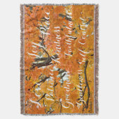 Vruchten van de gedistilleerde, Inspirerend Christ Deken (Voorkant Verticaal)