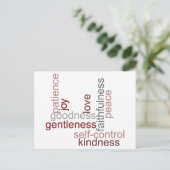 Vruchten van de Gedistilleerde Kunst Briefkaart (Staand voorkant)