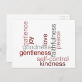 Vruchten van de Gedistilleerde Kunst Briefkaart (Voorkant / Achterkant)