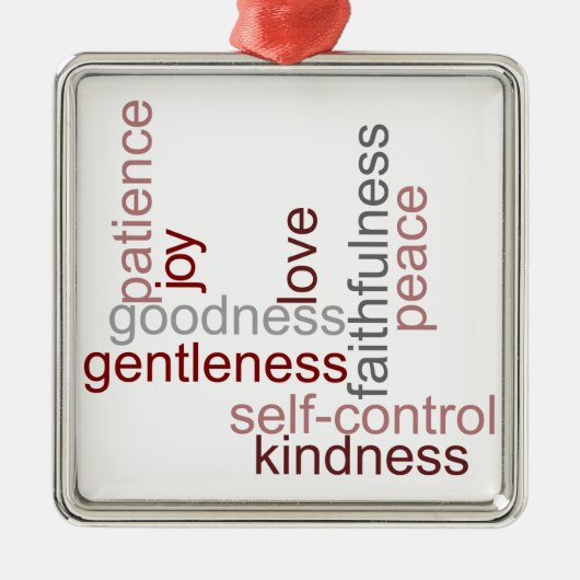 Vruchten van de Gedistilleerde Kunst Metalen Ornament (Voorkant)