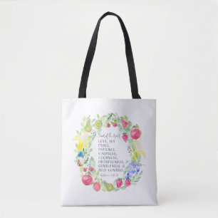 Vruchten van de gedistilleerde Waterverf Tote Bag