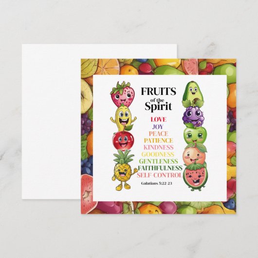 Vruchten van de Geest (Voorkant / Achterkant)