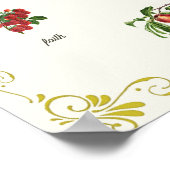 Vruchten van de Geest Galaten Bijbelvers Poster (Hoek)