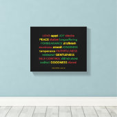 VRUCHTEN VAN DE GEEST Galaten Christelijk Hebreeuw Canvas Afdruk (Insitu (Houten vloer))