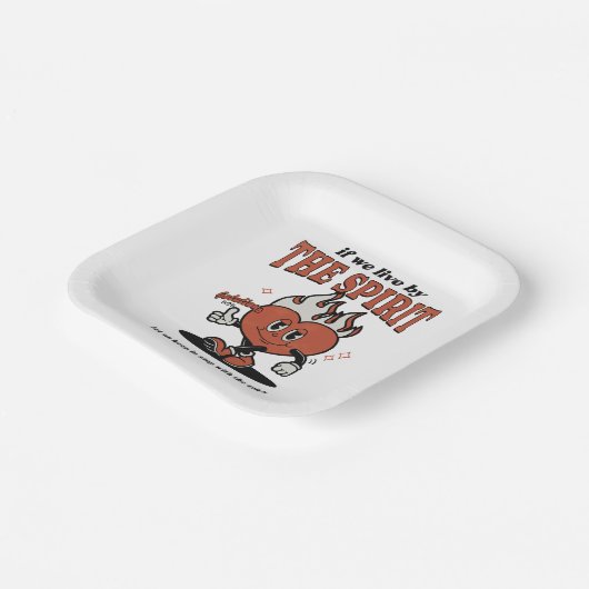 Vruchten van de Geest - Leef door de Geest Papieren Bordje (Gebogen)