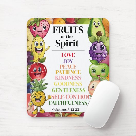 Vruchten van de Geest Muismat (Met muis)