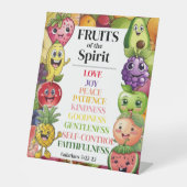 Vruchten van de Geest Reclamebord Met Voetstuk (Voorkant)