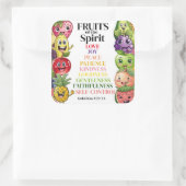 Vruchten van de Geest Vierkante Sticker (Tas)