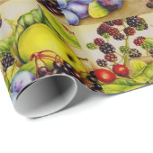 Vruchten van de Hedgerow fine art wrapping Cadeaupapier (Rol Hoek)
