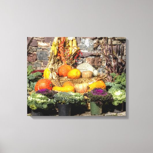 Vruchten van de oogst canvas afdruk (Voorkant)
