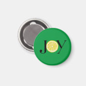 Vruchten van de Spirit Lemon Slice "Joy" Green Mag Magneet (Voorkant / Achterkant)