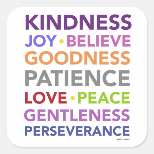 Vruchten van de Spirit Sticker (Voorkant)