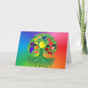 Vruchten van de Spirit Tree Wenskaart Kaart