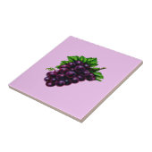 Vruchten van de wijn tegeltje (Zijkant)