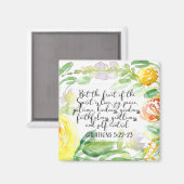 Vruchten van gedistilleerde dranken | Christelijke Magneet (Voorkant / Achterkant)