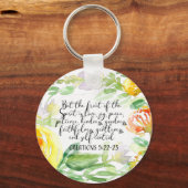 Vruchten van gedistilleerde dranken | Christelijke Sleutelhanger (Voorkant)