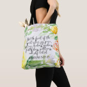 Vruchten van gedistilleerde dranken | Christelijke Tote Bag (Dichtbij)