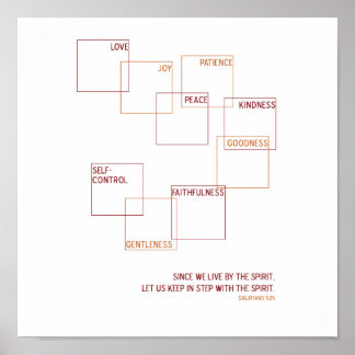 Vruchten van gedistilleerde dranken poster