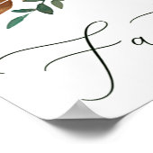 Vruchten van gedistilleerde flora poster (Hoek)