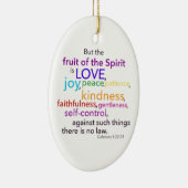 Vruchten van gedistilleerde sierplanten keramisch ornament (Rechts)