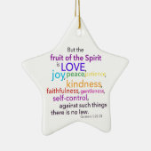 Vruchten van gedistilleerde sierplanten keramisch ornament (Rechts)