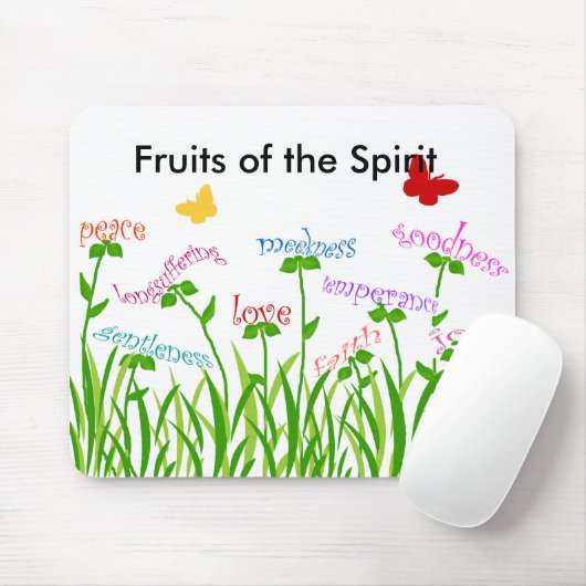 Vruchten van gedistilleerde tuinproducten muismat (Met muis)