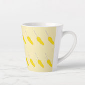 Vruchten van het aardontwerp latte mok (Rechts)