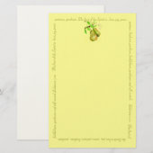 Vruchten van het gedistilleerde goudBriefpapier Briefpapier (Voorkant / Achterkant)