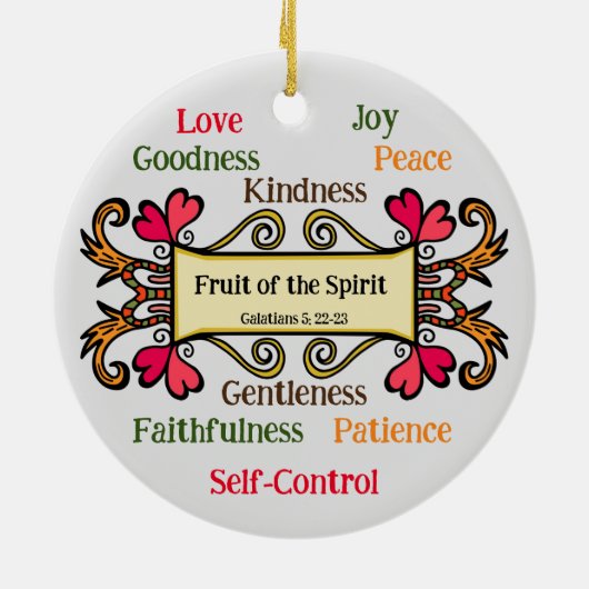 Vruchten van het gedistilleerde Ornament (Achterkant)