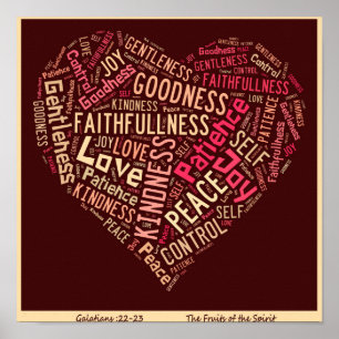 Vruchten van het gedistilleerde Poster