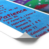 Vruchten van het gedistilleerde Poster met verzen (Hoek)