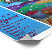 Vruchten van het gedistilleerde Poster met verzen  (Hoek)