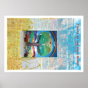 Vruchten van het Heilige Geest Poster 20 x 28 inch