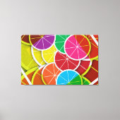 Vruchten van het kleurrijke linderschilderij van L Canvas Afdruk (Voorkant)