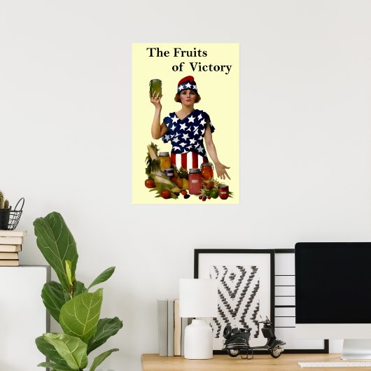  vruchten van het Overwinnende Poster Druk (Thuiskantoor)