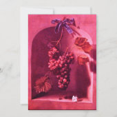 VRUCHTEN VAN HET SEIZOEN -PROSPERITEIT roze fuchsi Kaart (Voorkant)