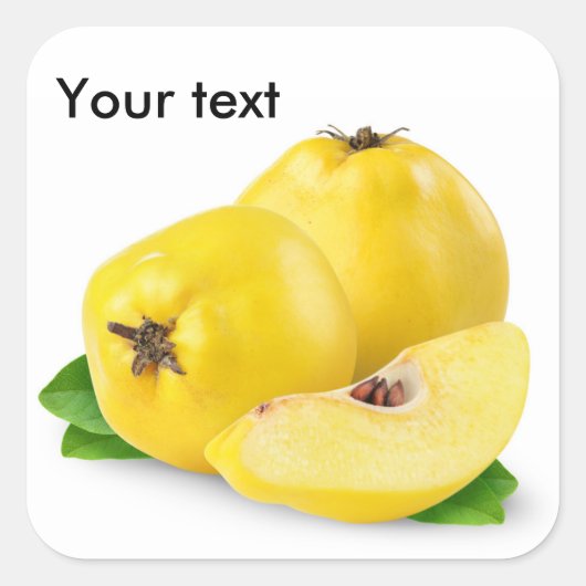 Vruchten van kwekerijen vierkante sticker (Voorkant)