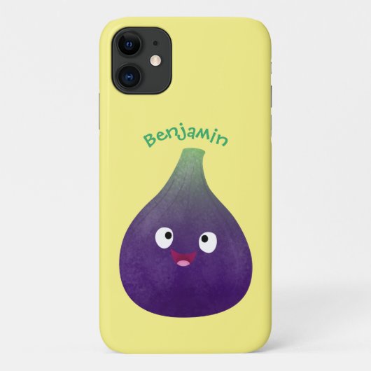 Vruchten van paars cartoon Case-Mate iPhone case (Achterkant)