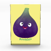 Vruchten van paars cartoon fotoblokken (Voorkant)