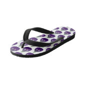 Vruchten van paars cartoon kinder teenslippers (Schuin)
