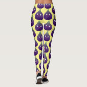 Vruchten van paars cartoon leggings (Achterkant)