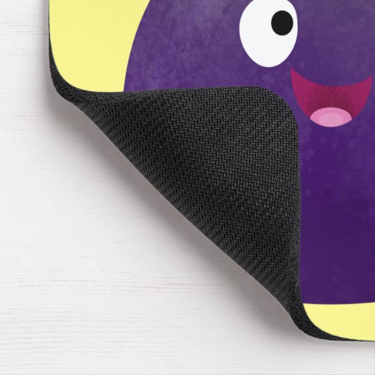 Vruchten van paars cartoon muismat (Hoek)