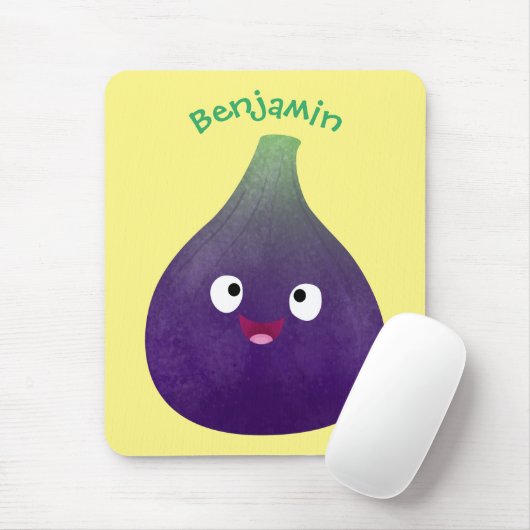 Vruchten van paars cartoon muismat (Met muis)