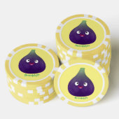 Vruchten van paars cartoon poker chips (Opstapeling)