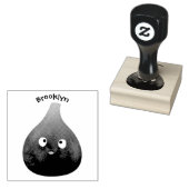 Vruchten van paars cartoon rubberstempel (Gestempeld)