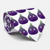 Vruchten van paars cartoon stropdas (Opgerold)