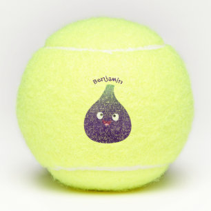 Vruchten van paars cartoon tennisballen