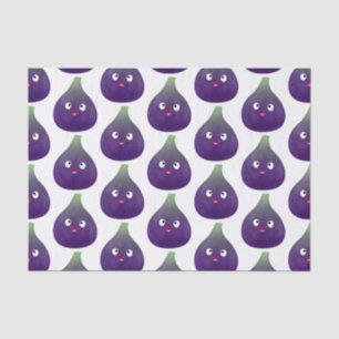 Vruchten van paars cartoon tissuepapier