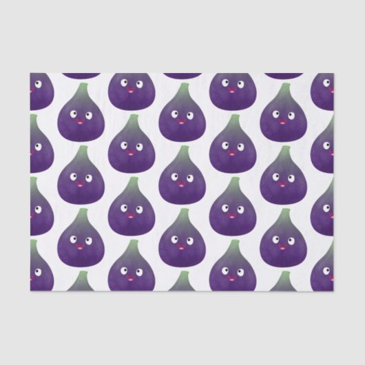 Vruchten van paars cartoon tissuepapier (Voorkant)